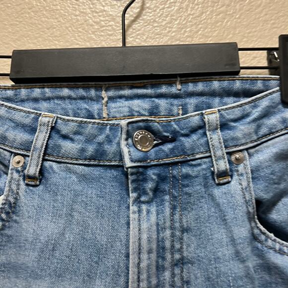 Everlane Mid Rise Light Wash Relaxed Fit Denim Skinny Leg Jeans Size 30 - Picture 4 of 7